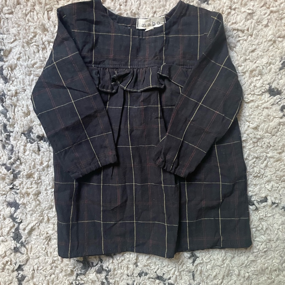 Mabo tartan frill dress, 12 months